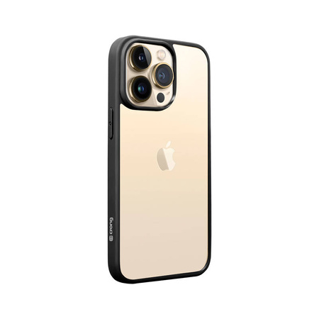 Crong Clear Cover - Etui iPhone 13 Pro Max (czarny) (CRG-CLRC-IP1367-BLK)