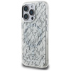 Karl Lagerfeld IML Karl Script Pattern MagSafe - Etui iPhone 16 Pro Max (biały) (KLHMP16XHMSPUSH)