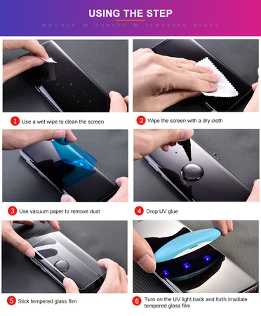 Mocolo 3D UV Glass - Szkło ochronne UV na cały ekran Samsung Galaxy S22+ (SX6567)