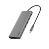 Belkin Hub USB-C 8w1, 10 Gbps, 2 x HDMI 4K szary (INC015BTSGY-CZ)