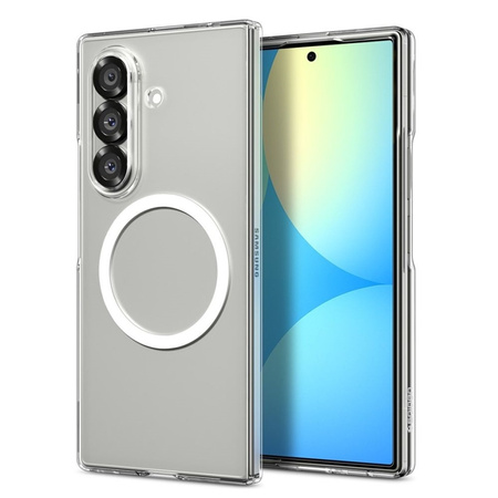 Spigen Airskin Mag MagSafe - Etui do Samsung Galaxy Z Fold 7 (Clear/White) (ACS09545)