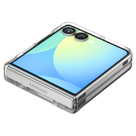 Spigen Ultra Hybrid Pro Mag MagSafe - Etui do Samsung Galaxy Z Flip 7 (Clear/White) (ACS09559)