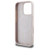 Guess 4G Ring Classic Logo MagSafe - Etui iPhone 16 Pro Max (różowy) (GUHMP16XG4GFRP)