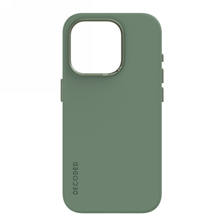 Decoded - silikonowa obudowa ochronna do iPhone 15 Pro Max kompatybilna z MagSafe (sage leaf green) (D24IPO15PMBCS9SF)