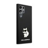 Karl Lagerfeld Silicone Choupette - Etui Samsung Galaxy S24 Ultra (czarny) (KLHCS24LSNCHBCK)
