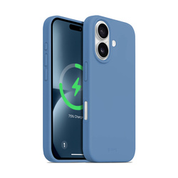 Crong Color Cover Magnetic - Etui iPhone 16 MagSafe (niebieski) (CRGCOLRMIP1661BLU)