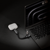 Statik HexCharge - uniwersalny kabel 4w1 z trzema wymiennymi wtyczkami magnetycznymi 15cm, w nylonowym oplocie (USB-C, lightning, USB-A) (black) (PUP-0530-BLK)