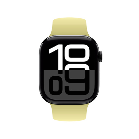 Crong Liquid - Pasek do Apple Watch 38/40/41/42mm (słomkowy) (CRG40LQBCTR)