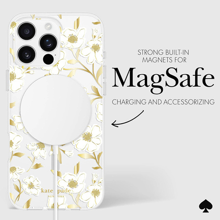 Kate Spade New York Protective Gems MagSafe - Etui iPhone 16 Pro Max (Sunshine Floral) (KS054468)