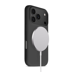 Crong Color Cover Magnetic - Etui MagSafe iPhone 17 Pro (czarny) (CRGCOLRMIP1763PBLK)