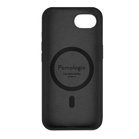 Pomologic CoverCase - silikonowa obudowa ochronna do iPhone 16e kompatybilna z MagSafe (black) (POM-IPCCS16EMS-700)