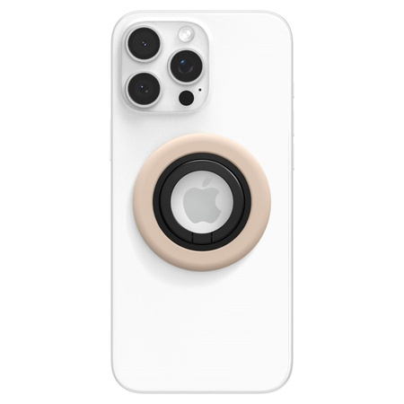 Spigen Nano Pop MagSafe Phone Ring - Magnetyczny uchwyt na palec z funkcją podstawki (Coconut Beige) (AMP09031)