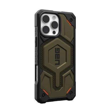 UAG Monarch Pro MagSafe Kevlar® - obudowa ochronna do iPhone 16 Pro Max kompatybilna z MagSafe zielony kevlar (11445711397B)