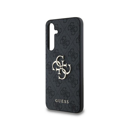 Guess 4G Big Metal Logo - Etui Samsung Galaxy A35 5G (czarny) (GUHCSA354GMGGR)