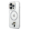 Karl Lagerfeld IML NFT Karl & Choupette Magsafe - Etui iPhone 14 Pro (przezroczysty) (KLHMP14LHNKCIT)
