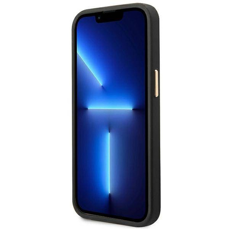 Guess 4G Metal Camera Outline Case – Etui iPhone 14 Plus (Czarny) (GUHCP14MHG4SHK)