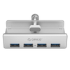 ORICO Hub USB biurkowy 4 porty USB-A 5Gbps - szary (MH4PU-SV-BP)