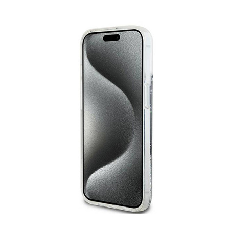 DKNY Liquid Glitter Big Logo - Etui iPhone 15 / 14 / 13 (czarny) (DKHCP15SLBNAEK)