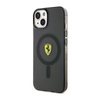 Ferrari Translucent MagSafe - Etui iPhone 14 (Czarny) (FEHMP14SURKK)