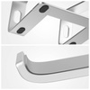 Crong AluBench – Aluminiowa podstawka do laptopa (srebrny) (CRG-ALUBN-SLV)