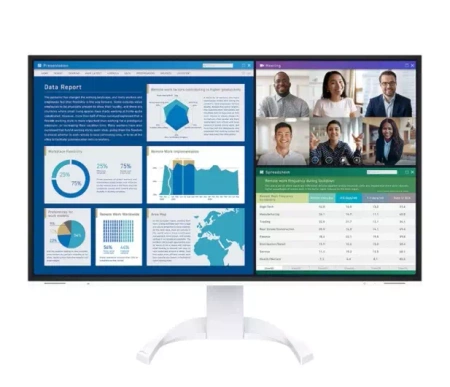 EIZO FlexScan EV3240X-WT - monitor LCD IPS 32" 4K UHD (bialy) (EV3240X-WT)