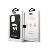 Karl Lagerfeld Silicone NFT Ikonik - Etui iPhone 14 Pro Max (czarny) (KLHCP14XSNIKBCK)