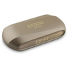 Guess Elongated Metalic Printed Logo - Słuchawki Bluetooth TWS + etui ładujące (złoty) (GUTWSC2MCDSD)