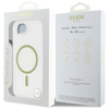 Guess IML Glitter Circle MagSafe - Etui do iPhone 16e (przezroczysty) (GUHMPSE4HFGERET)