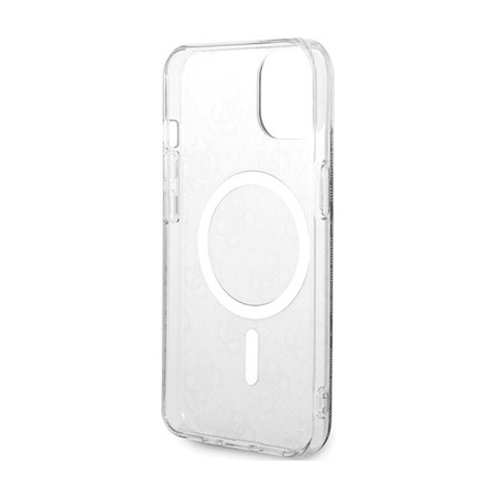 Guess 4G MagSafe - Etui iPhone 15 (czarny) (GUHMP15SH4STK)