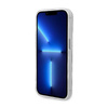 Guess Metal Outline MagSafe - Etui iPhone 14 Pro Max (przezroczysty / srebrny) (GUHMP14XHTRMS)
