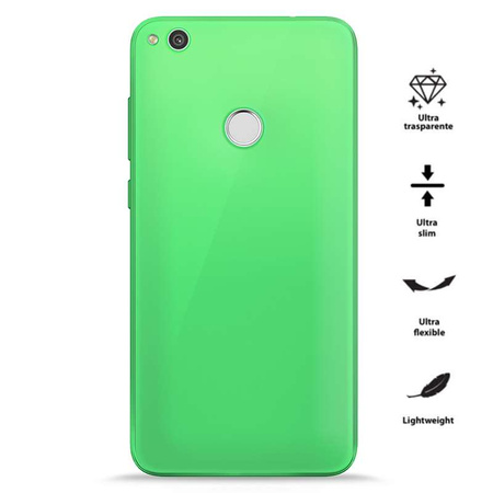 PURO 0.3 Nude - Etui Huawei P8 Lite (2017) / Honor 8 Lite (Fluo Green) (HWP8LITE1703NUDEGRN)