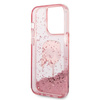 Karl Lagerfeld Liquid Glitter NFT Karl's Head - Etui iPhone 14 Pro Max (różowy) (KLHCP14XLNKHCP)