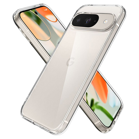 Spigen Ultra Hybrid - Etui do Google Pixel 9 / 9 Pro (Crystal Clear) (ACS07687)