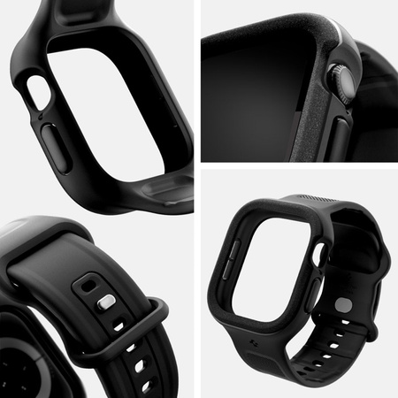 Spigen Vault Pro - Pasek z obudową do Apple Watch 10 42 mm (Matte Black) (ACS09390)