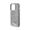 Guess Sequin Script Metal - Etui iPhone 15 Pro (srebrny) (GUHCP15LPSFDGSS)