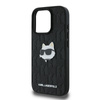 Karl Lagerfeld Monogram Choupette Head Pin - Etui iPhone 16 Pro (czarny) (KLHCP16LPGKLCHPK)
