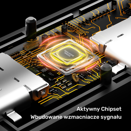 Unitek Kabel przedłużający USB-C 10 Gbps 5m, czarny (U1335ABK01)