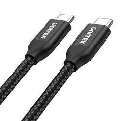 Unitek Mobile Kabel Przewód USB-C  2m PD 100W Czarny(C14059BK)
