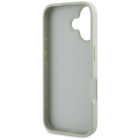 Guess Grained Big 4G Logo Small Classic Logo - Etui do iPhone 16 (zielony) (GUHCP16SPGT4MBN)