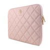 Guess Quilted 4G Sleeve - Etui na notebooka 13" / 14" (różowy) (GUCS14ZPSQSSGP)