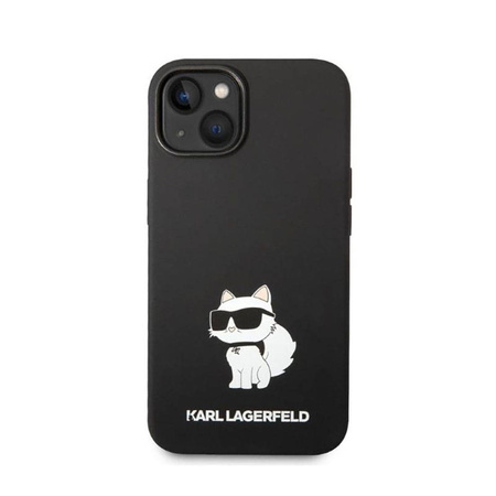 Karl Lagerfeld Silicone NFT Choupette - Etui iPhone 14 Plus (czarny) (KLHCP14MSNCHBCK)