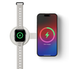 Native Union Voyage 2-in-1 Qi2 Wireless Charger - bezprzewodowa ładowarka podróżna Qi2 15W do dwóch urządzeń kompatybilna z MagSafe (sandstone) (VOY-2IN1-WL-SAN)