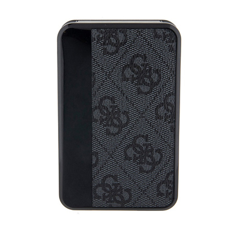 Guess 4G Leather Metal Logo - Power Bank 10000 mAh 18W (czarny) (GUPB10DP4GEGK)