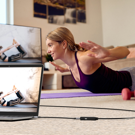 Unitek Kabel przedłużający USB-C 10 Gbps 5m, czarny (U1335ABK01)