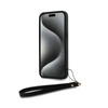 DKNY Wrist Strap Stock Logo - Etui iPhone 15 Pro Max (czarny) (DKHCP15XPBSWSK)
