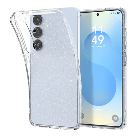 Spigen Liquid Crystal Glitter - Etui do Samsung Galaxy S25+ (Przezroczysty) (ACS08976)