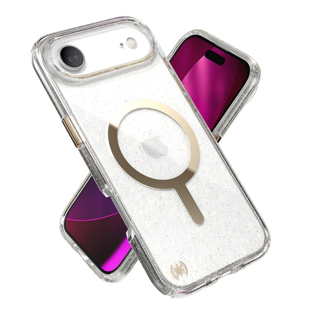 Speck Presidio Lux MagSafe - Etui iPhone Air (Glitter / Gold Metallic) (150969-9221)