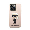 Karl Lagerfeld Silicone NFT Ikonik - Etui iPhone 14 Pro (różowy) (KLHCP14LSNIKBCP)
