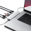 Satechi Pro Hub max - aluminiowy Hub z podwójnym USB-C do MacBooka - srebrny (ST-UCPHMXS)