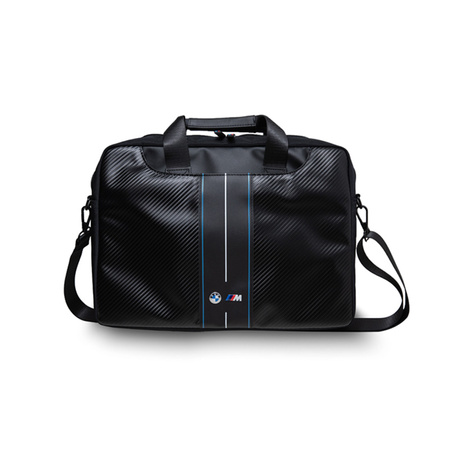 BMW Carbon Blue Stripes - Torba na notebooka 16" (czarny) (BMCB15COMSCAKL)